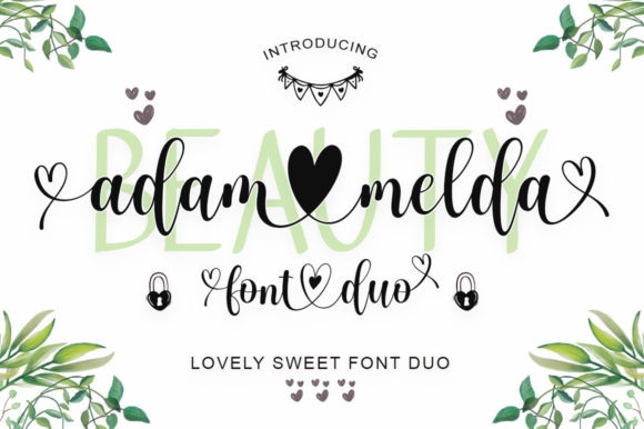 Adam Melda Lovely: A Font Pair for Chic, Cheerful Design