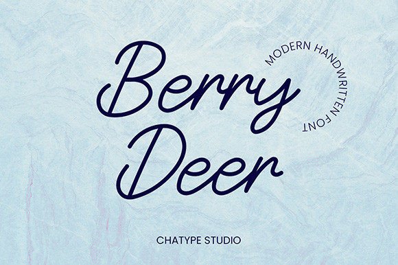 Berry Deer: A Modern Handwritten Font for Authentic Design