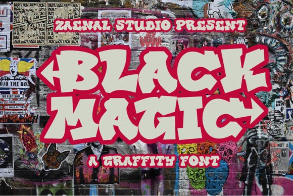 Black Magic: The Graffiti Font Making a Statement