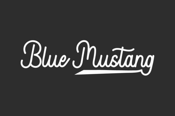 Blue Mustang: A Retro Script with Modern Edge