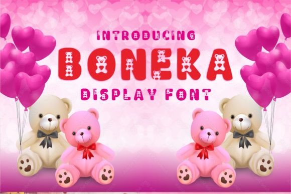 Boneka: A Playful Display Font for Modern Branding