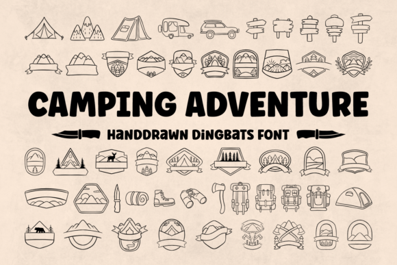 Camping Adventure: Typography for the Great Outdoors