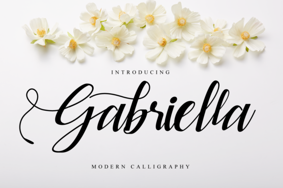 Gabriella: The Script Font for Elegant Design Projects
