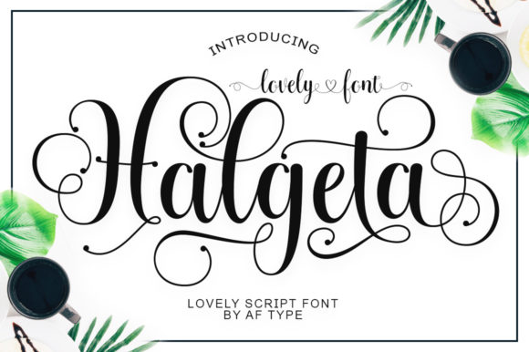 Halgeta Lovely Script: A Sweet Calligraphy for Creative Projects