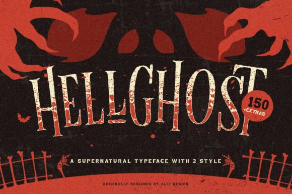 Hellghost: The Spooky Display Font That Elevates Halloween Design
