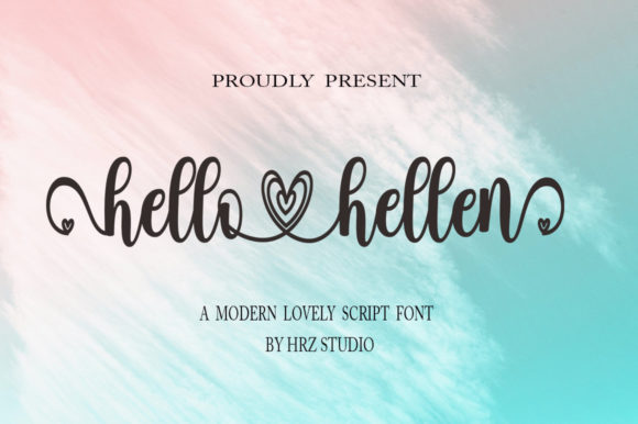 Hello Hellen: A Handwritten Font for Authentic Branding