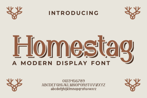 Homestag: A Modern Font with an Authentic Touch