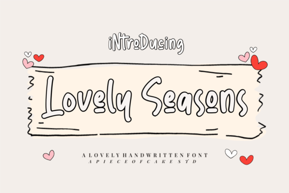 Lovely Seasons: The Handwritten Font for Modern, Relatable Branding