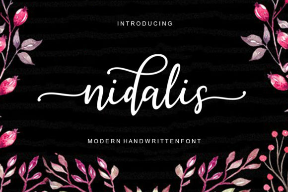 Nidalis: The Script Font That Balances Elegance and Modern Flair