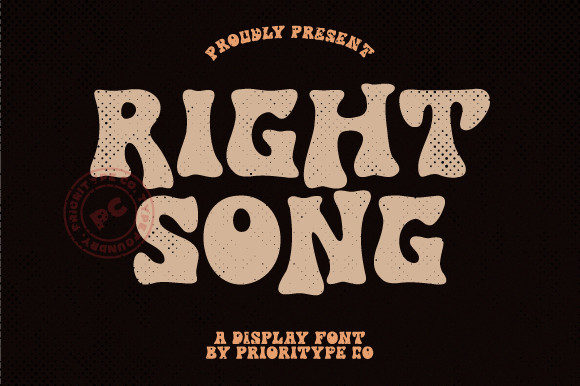Right Song: A Display Font for Bold Visual Statements