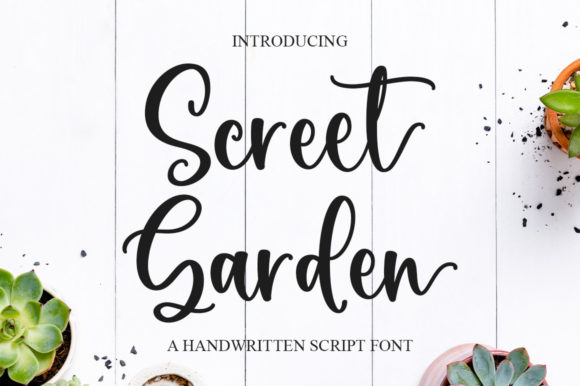 Screet Garden: The Handwritten Font for Timeless Branding
