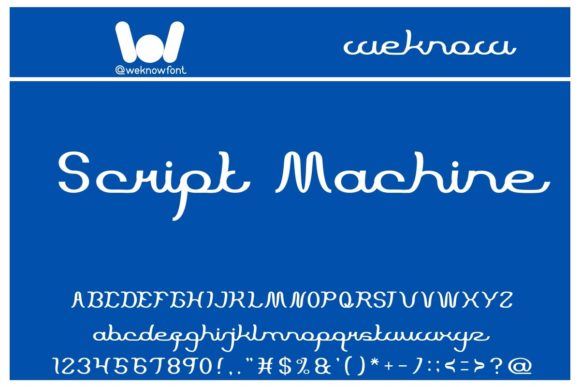 Script Machine: The Modern Script Font for Impactful Designs