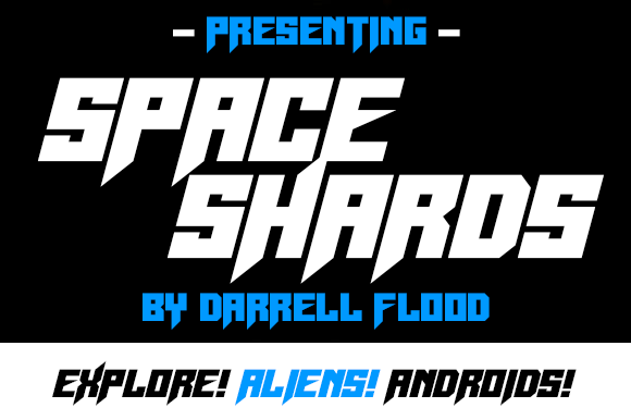 Space Shards: A Typeface Forged in the Stars