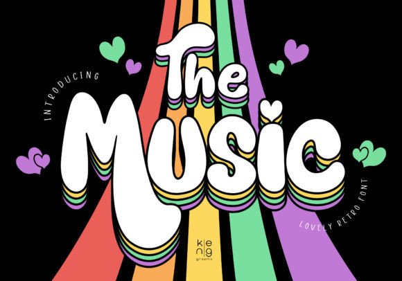 The Music: A Retro Display Font with Modern Soul